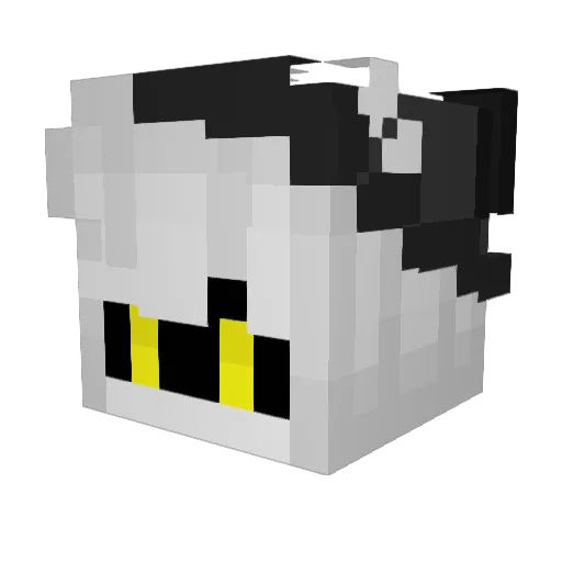 Clover_x_M Minecraft avatar head, 3D render