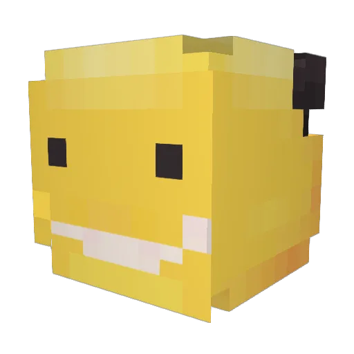Cloverking24 Minecraft avatar head, 3D render