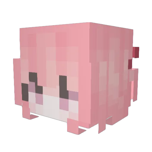 CloversTheGreat Minecraft avatar head, 3D render