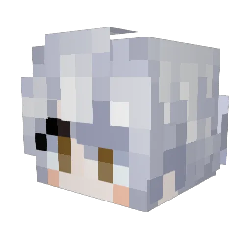 ClovisMars Minecraft avatar head, 3D render