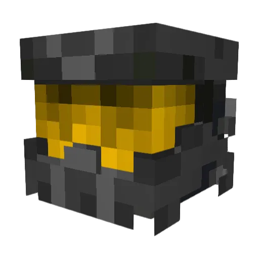 Clovk Minecraft avatar head, 3D render