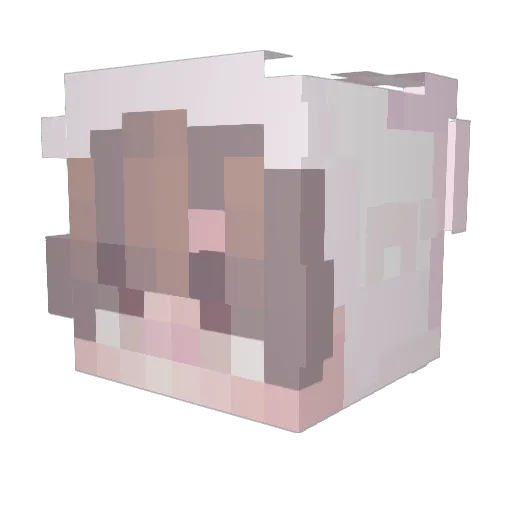 ClownCarSys Minecraft avatar head, 3D render