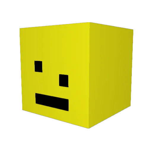 ClownWithAMic Minecraft avatar head, 3D render