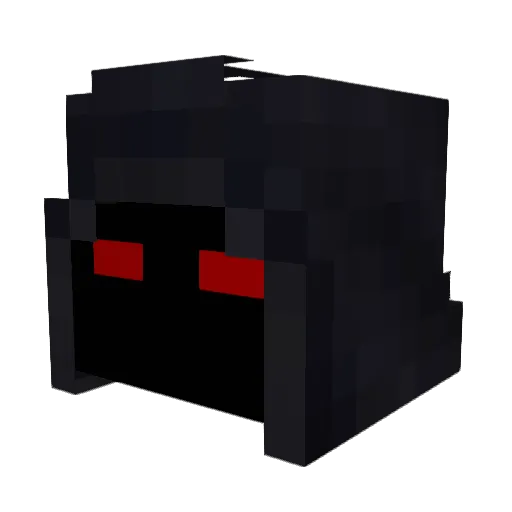 Clowns3y Minecraft avatar head, 3D render