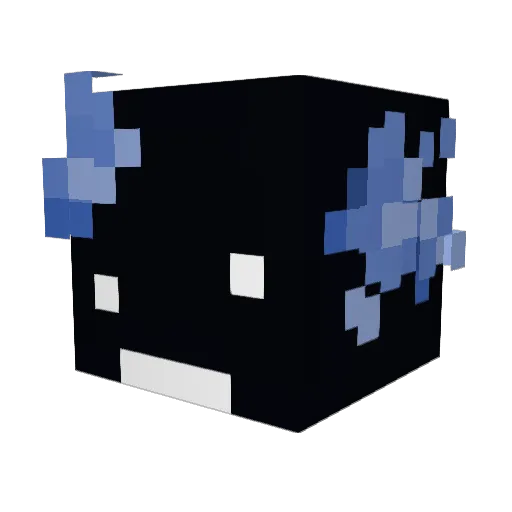 Clu3less__ Minecraft avatar head, 3D render