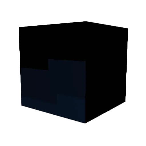 ClubKick Minecraft avatar head, 3D render
