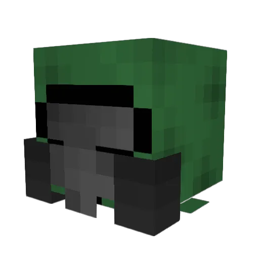 CluelessCynical Minecraft avatar head, 3D render