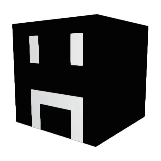 ClumsyCare Minecraft avatar head, 3D render