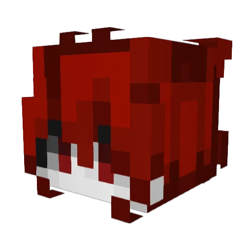 ClumsyON Minecraft avatar head, 3D render