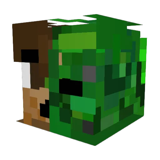 Clumsy_30 Minecraft avatar head, 3D render