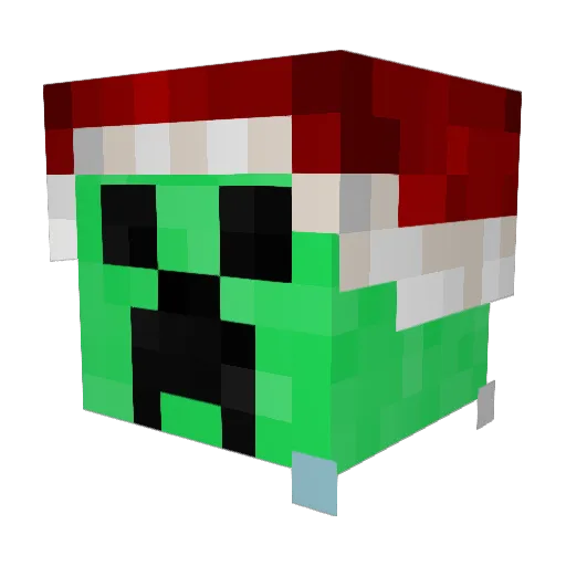 Clumsy_Frog Minecraft avatar head, 3D render