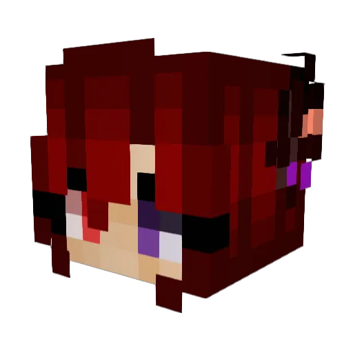 Cluod711 Minecraft avatar head, 3D render
