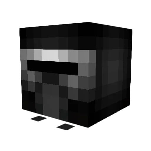 Clurr_ Minecraft avatar head, 3D render