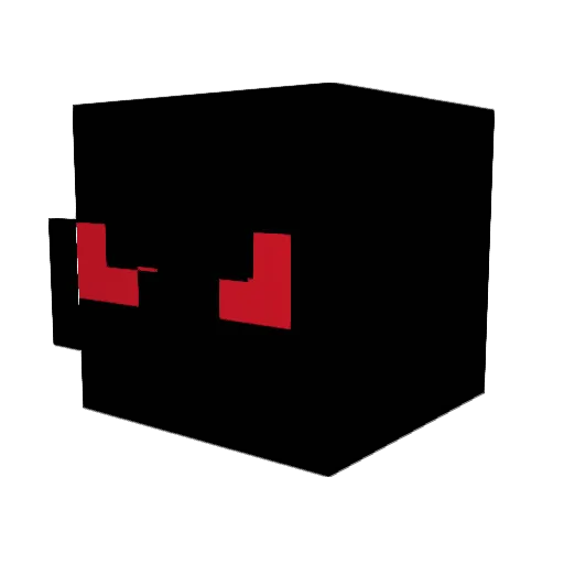 Clusbirost Minecraft avatar head, 3D render