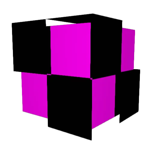 Clusterbot Minecraft avatar head, 3D render