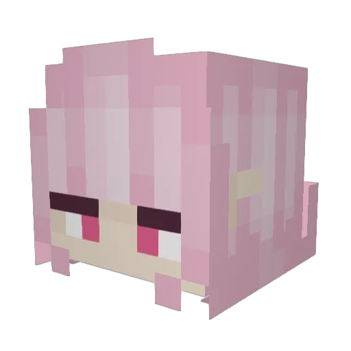 ClutchStone106 Minecraft avatar head, 3D render