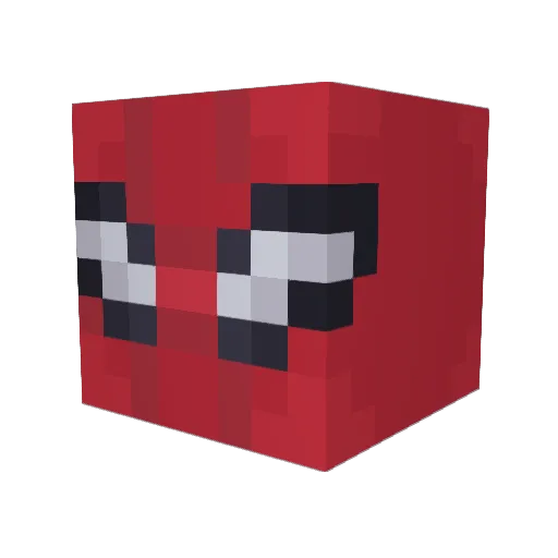 Clutch_1 Minecraft avatar head, 3D render
