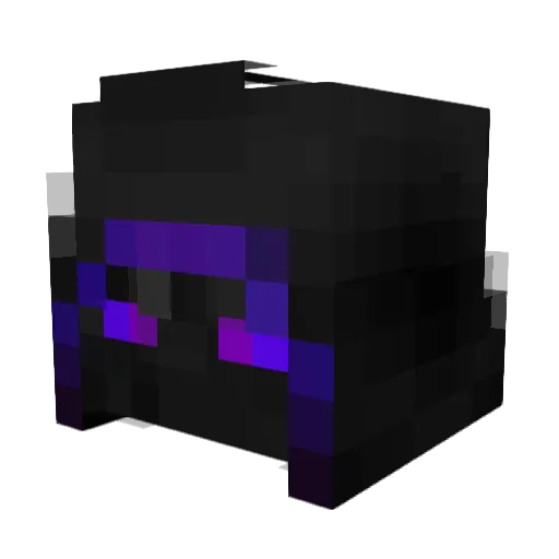 Clutchcling Minecraft avatar head, 3D render
