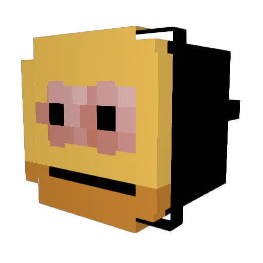 ClutchingOnSimps Minecraft avatar head, 3D render
