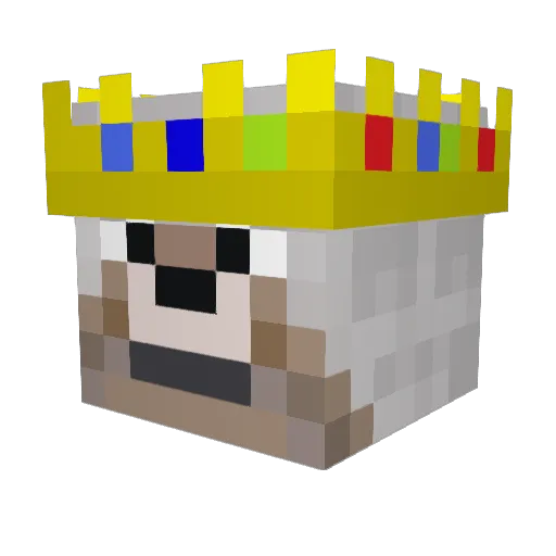 Cluttered_Soup Minecraft avatar head, 3D render