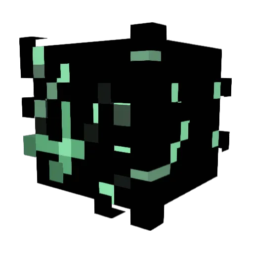 Cluxmaster Minecraft avatar head, 3D render