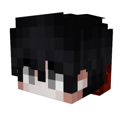 ClxsterL1 Minecraft avatar head, 3D render