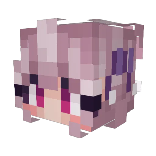 Clxwnatic Minecraft avatar head, 3D render