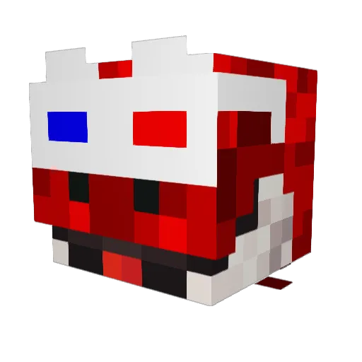 Cly_En Minecraft avatar head, 3D render