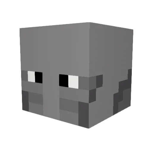 ClydeHax Minecraft avatar head, 3D render