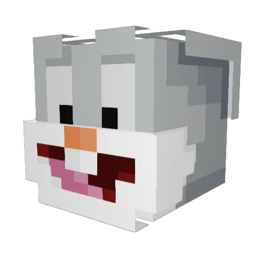 Clymon7 Minecraft avatar head, 3D render