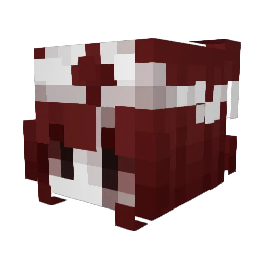 Clynae Minecraft avatar head, 3D render