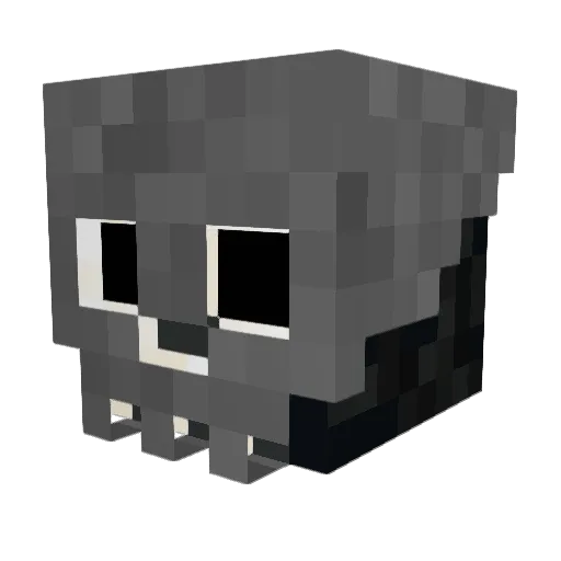 Clyrik Minecraft avatar head, 3D render
