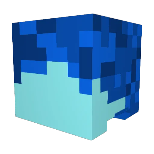 ClytiePC Minecraft avatar head, 3D render
