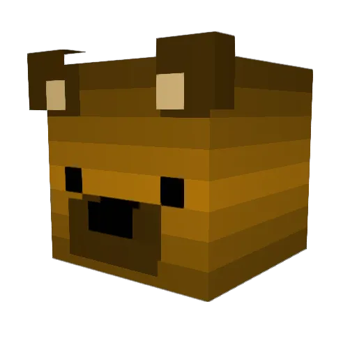 Cm26 Minecraft avatar head, 3D render