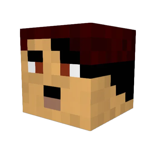 Cman4565 Minecraft avatar head, 3D render