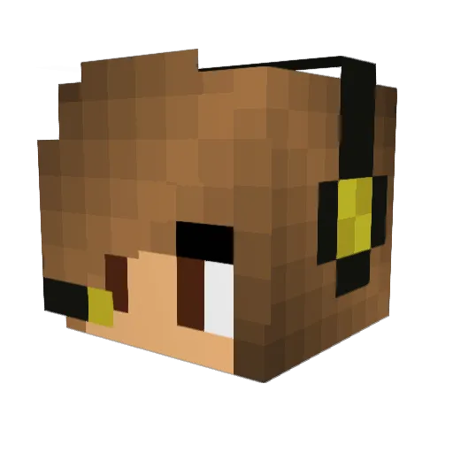 CmanDestroyer Minecraft avatar head, 3D render