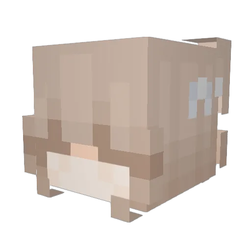 Cmarierp Minecraft avatar head, 3D render