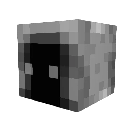 CmdCon Minecraft avatar head, 3D render