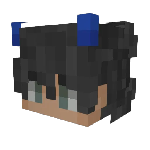 CmdrTyr Minecraft avatar head, 3D render