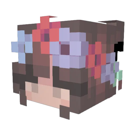 CmhHalo Minecraft avatar head, 3D render