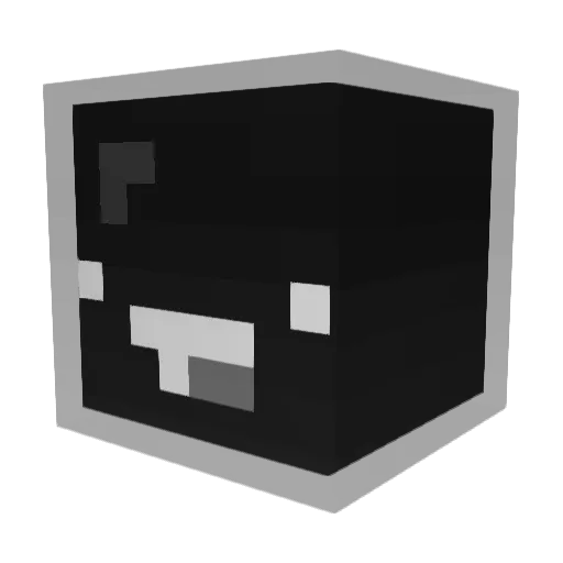 CmoiFlo Minecraft avatar head, 3D render