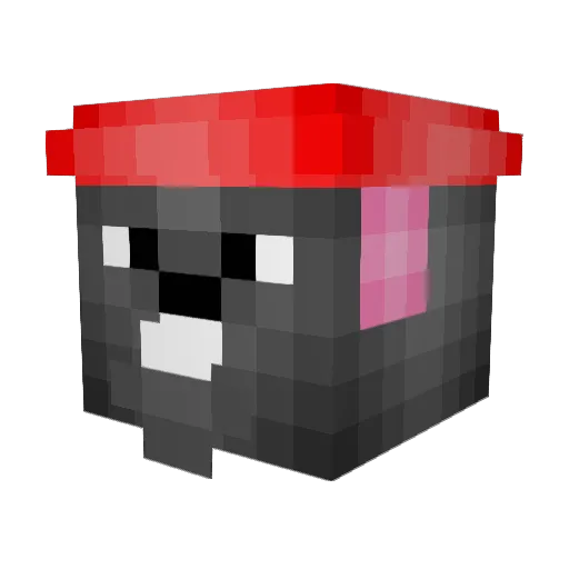 Cmolig Minecraft avatar head, 3D render