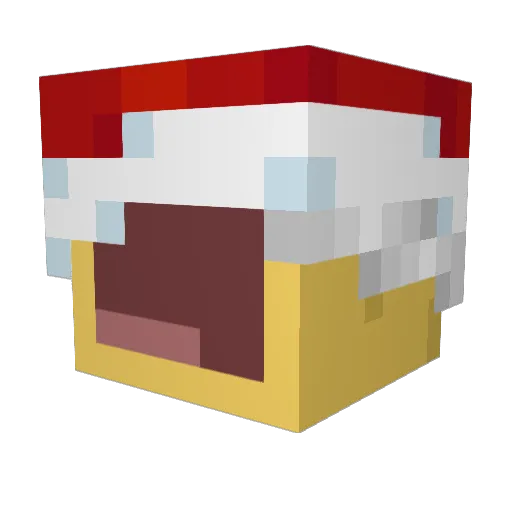 CnMax Minecraft avatar head, 3D render