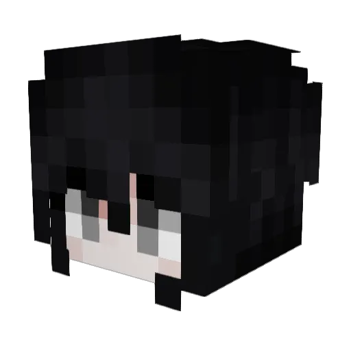 Cn_Sss Minecraft avatar head, 3D render