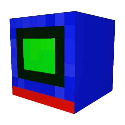 CoCoJangBo Minecraft avatar head, 3D render