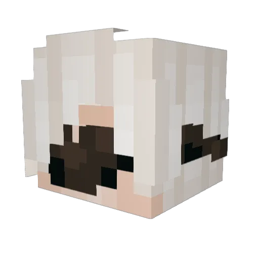 CoG15 Minecraft avatar head, 3D render