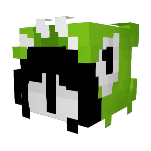 CoHih_ Minecraft avatar head, 3D render