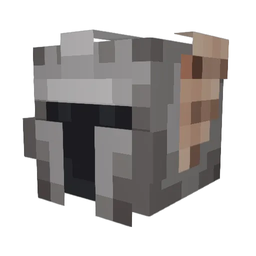 CoLCoL20 Minecraft avatar head, 3D render
