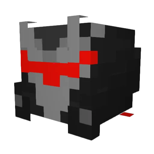 CoTriX Minecraft avatar head, 3D render