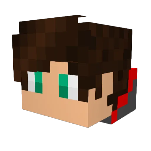 CoTy_HD Minecraft avatar head, 3D render